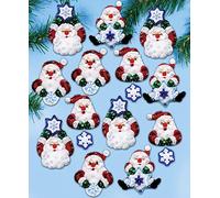 Design Works Snowflake Santa Felt & Sequin Kit