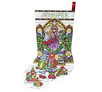 Design Works Stained Glass Stocking, Multi-Color