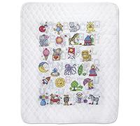 Design Works Stamped Quilt Cross Stitch Kit 34"X43"-ABC Fun