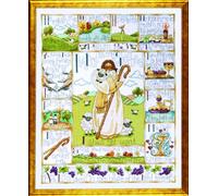 Design Works Tobin Counted Cross Stitch Kit, Cotton, Multicolor, by The Yard