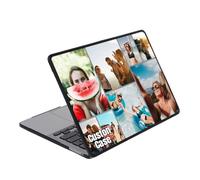 Design Your Own Case for M3 MacBook Air 15 inch 2024 2023 A3114 A2941 M2 Retina Display Touch ID Custom Personalized Collage Photo Multi-Pictures Plastic Hard Shell for Mac Air 15" Laptop, Clear