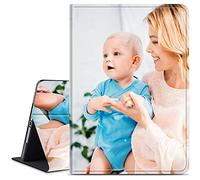 Design Your Own Photo Tablet Case for iPad Air 4th Generation 2020/iPad Air 5th Generation 2022, Customized iPad Air 4 10.9 inch Case for Women Men Kid, Slim Folding Stand Cover with Auto Wake/Sleep