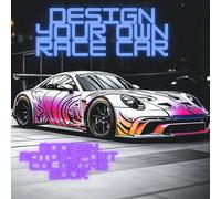 Design Your Own Race Car: Modern Motorsport Coloring Book: Color and Customize Rally, GT, Le Mans & F1 Cars