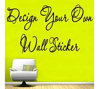 Design Your Own Wall Sticker Quote Decal Customized Art Text Name Sticker Words