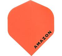 Designa Darts Amazon Flights | Extra Strong 100 Micron | Standard No2 Shape, 5 Sets of 3 Flights, Orange (5xF0196)