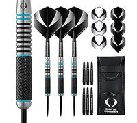 DESIGNA DARTS Corner Marine Steel Tip Dart Set | 80% Tungsten Barrel, M4, 26g (D0680)