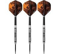 DESIGNA DARTS Crusader V2 | Steel Tip Darts Set | 80% Tungsten Barrels | Personalised, M3, 24g (D0707-PERS)