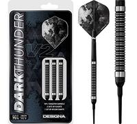 Designa Darts Dark Thunder V2 Soft Tip Darts | Black | 20g (D9219)