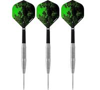 DESIGNA DARTS Mega Grip V2 Darts | M3 | Steel Tip Darts Set | 26g (D8630)