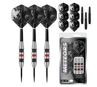 DESIGNA DARTS Meteors 90 V2 Darts | M2 | Ringed Steel Tip Darts Set | 34g (D8646)