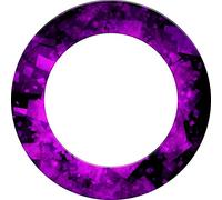 Designa Personalised Dartboard Surround | Fractal Heavy Duty Design Collection | Purple