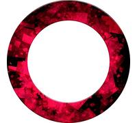 Designa Personalised Dartboard Surround | Fractal Heavy Duty Design Collection | Red