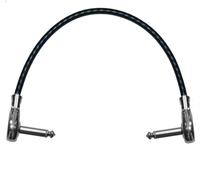 Designacable 0.15m Custom Length Switchcraft Pancake Jacks FX Patch Lead Cable - Black/Blue