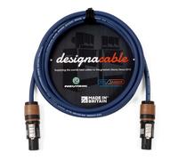 designacable.com 10m - 2x2.5mm Studio Grade speakON to speakON Speaker Cables - Handmade in the UK using Van Damme Blue Series Loudspeaker Cable & Neutrik NL2FX 2 pole Speakon connectors.
