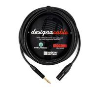 designacable.com 1m - Low Capacitance' Balanced TRS Jack Cable to Male XLR Cable - Handmade in the UK using Mogami W2549 Microphone Cable & Neutrik NP3X-B TRS Jack & NC3MXX-B XLR.