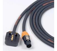 designacable.com 2m - 3x2.5mm 13a UK Plug to Seetronic TRUE1 - Handmade in the UK using 3x2.5mm H07 Tough Mains Cable & 13amp UK Plug and a Seetronic TRUE1 Plug.