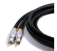 designacable.com 50cm - Locking RCA Audiophile audio interconnect Lead - Handmade in the UK using Mogami 2497 Hi-Fi Audio Cable & HiCon HiCM13 RCA Connectors.