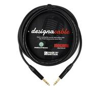 designacable.com 50cm - Low Capacitance' Balanced TRS Jack Cable - Handmade in the UK using Mogami W2549 Microphone Cable & Neutrik NP3X-B TRS Jacks.