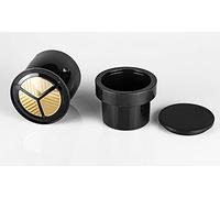 Designandgrace Coffee-4-me Single Cup Sustainable, Drip Coffee, Pour Over, Gold Titanium Coffee Filter. Portable and Suitable For Travel. Swiss Design.