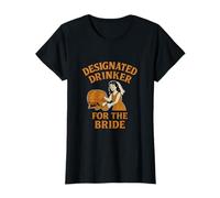 Designated Drinker for The Bride Bachelorette Party Novelty T-Shirt