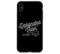 Designated Voter Democracy Voting Gift For Registered Voters Case for iPhone XS Max