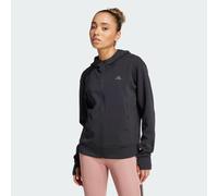 adidas Women's D4T Workout Full Zip Hooded Sweatshirt L Black