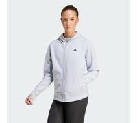 adidas Women Designed 4 Training Full Zip Hooded Sweatshirt Grey