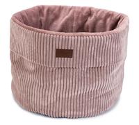 Designed By Lotte Cat Basket Ribbed Pink 50X50X35 Cm Soft & Washable