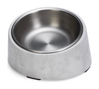 Designed By Lotte Cat Bowl Vita 14X13.5Cm Marble Look White 160Ml Non-Slip