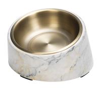 Designed By Lotte Cat Bowl Vita Beige 160Ml Marble Look 14X13.5Cm Anti-Slip