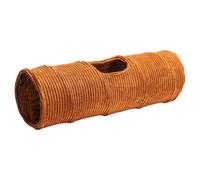 Designed By Lotte Cat Tunnel Ribbed Terracotta 25X25X75 Cm Play Fun
