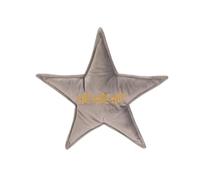 Designed by Lotte Christmas Star Dog Toy, Velvet, Grey, 29 x 27 x 5 cm