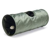 Designed by Lotte Cylla Cat Tunnel Cat Toy, Green, 65 x 25 x 25 cm