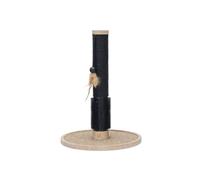 Designed by Lotte Fida Scratching Post, Wood, Black/Brown, 39.5 x 39.5 x 55 cm