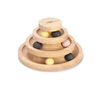 Designed by Lotte Mia Play Tower - Cat Toy - Wood - Brown -