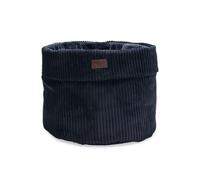 Designed by Lotte Ribbed Cat Bed Anthracite 50 x 50 x 35 cm
