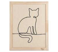 Designed By Lotte Wood Scratching Board Sammy 50X40Cm For Cats Claw Care