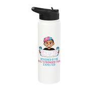 Designed By Me Built Stronger Than Expected Engineer Stainless Steel Insulated Water Bottle