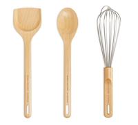 Designed by Sebastian Conran Beech Wood 3 Piece Utensil Set