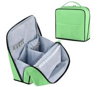 Designed Cosmetic Toiletry Bags Pale Green Solid Color Pure Plain | Cosmetic Bags with dividers Large Capacity Travel Cosmetic Bag Vertical Free-Standing