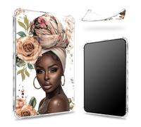 Designed for All-New Kindle Paperwhite 12th Gen 2024 (7") & Kindle Colorsoft Signature Edition 7" Case, Clear Back with Pretty Woman, Slim Soft TPU Corner Protection Shockproof Cover