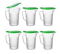 Designed for Care & Clinical ENVIRONMENTS - Pack of six Durable Polycarbonate Water jugs Developed for use in Care Homes, clinics and Hospital environments Where Strength & Hygiene are Essential.