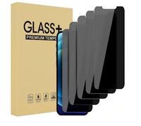Designed for iPhone 11 Pro Max, iPhone XS Max Privacy Screen Protector Tempered Glass Anti Spy protection [9H Hardness], Easy Install Kit, 99% HD Bubble Free Case Friendly, 5 Pack