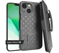 Designed for iPhone 14 Case with Belt Clip Holster - Kickstand Cover Phone Case - Dark Grey