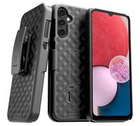 Designed for Samsung Galaxy A13 5G Case with Belt Clip Holster - Kickstand Cover Phone Case - Black
