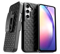 Designed for Samsung Galaxy A35 5G Case with Belt Clip Holster - Kickstand Cover Phone Case - Black