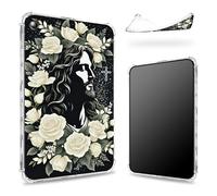 Designed for Samsung Galaxy Tab A8 10.5" 2022 Model (SM-X200/X205/X207) Case, Transparent Back with Faith Jesus, Slim Soft TPU Corner Protection Shockproof Bumper Cover