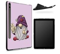 Designed for Samsung Galaxy Tab S6 10.5" 2019 SM - T860/T865 Case, Matte TPU Rubber Back with Cute Little Purple Dwarf, Slim Rubber Soft Silicone Shockproof Protective Cover with S Pen Holder