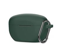 Designed for Sony WF-1000XM5 Case Cover Case for Sony WF-1000XM5 Silicone Carrying Case, Lock Cases Compatible with Sony XM5 Portable Scratch Shock Resistant Cover with Carabiner (Greener)