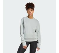 adidas Women's D4T Workout Warm Up Crew Neck, Wonder Sage, S